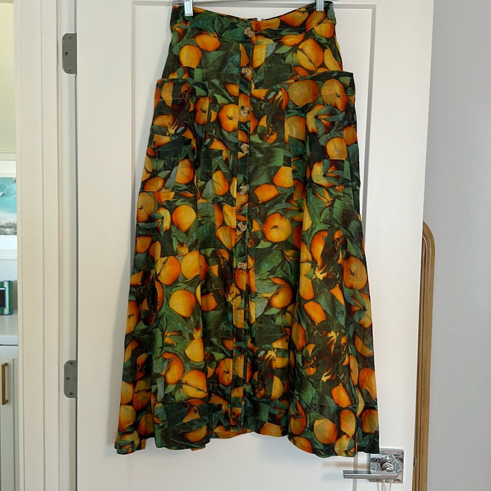 Maeve Oranges Skirt